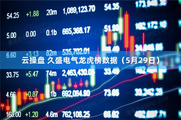 云操盘 久盛电气龙虎榜数据（5月29日）