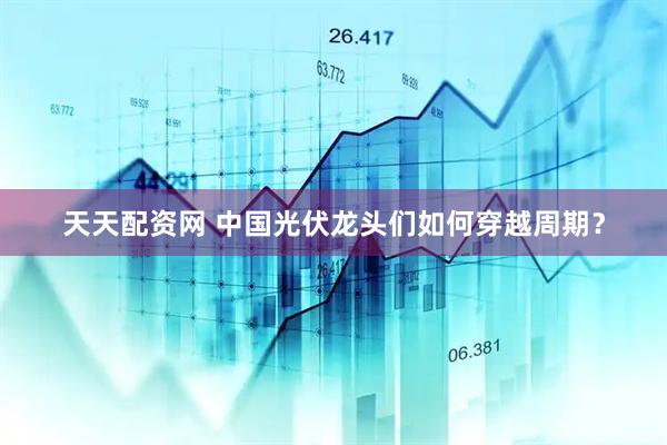天天配资网 中国光伏龙头们如何穿越周期？